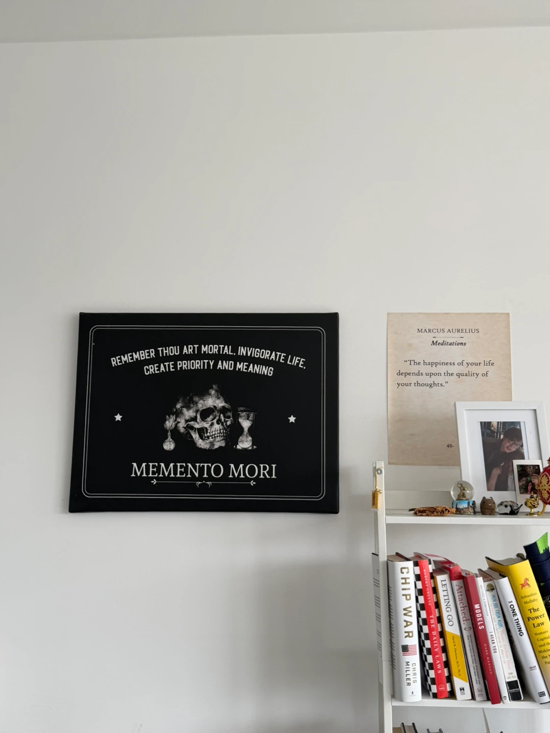 Memento Mori Stoicism Philosophy Frame – 24x18 - photo 3