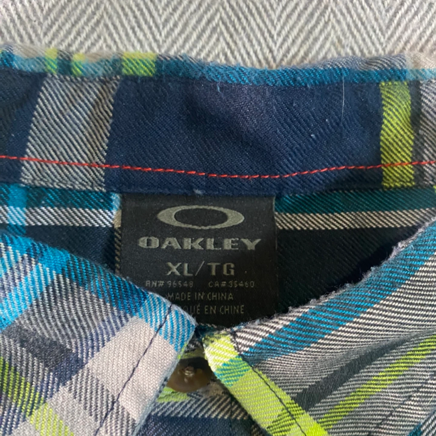 Oakley Plaid Flannel Shirt XL - photo 3