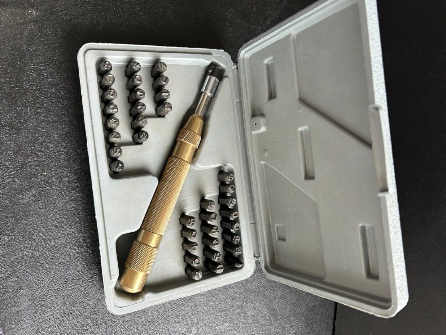 Bingo,Metal Stamping Punch Set with Handle❤️