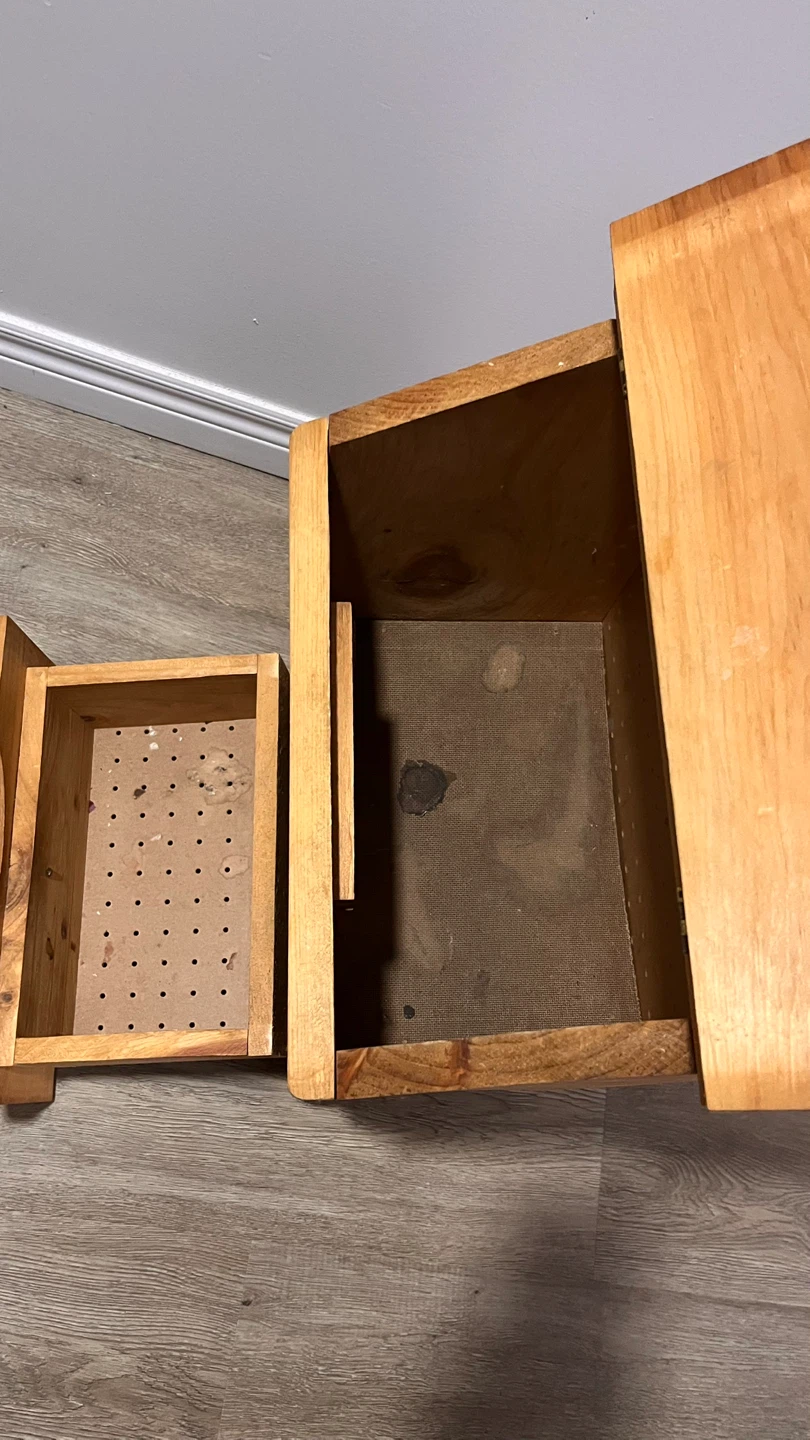 Vintage Wooden Potato Bin - photo 4