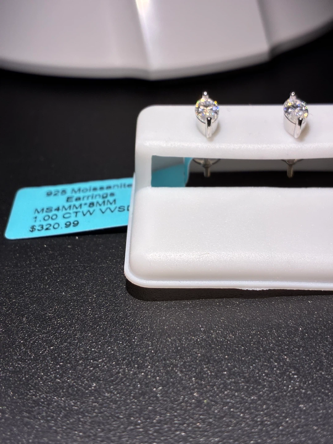 925 Moissanite Marquise Earrings 1.00 CTW VVS - photo 2