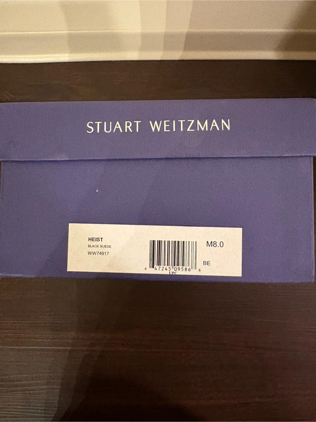 Stuart Weitzman Heist Black Suede Heels Size 8 - photo 4