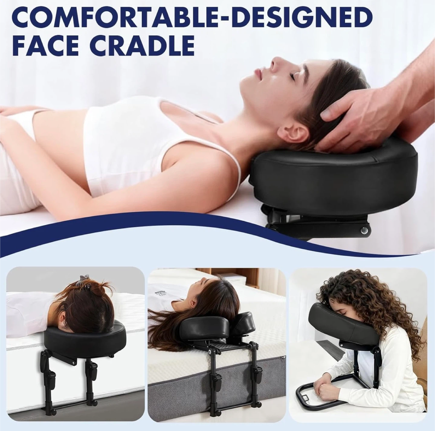 Massage Face Cradle with Adjustable - photo 2