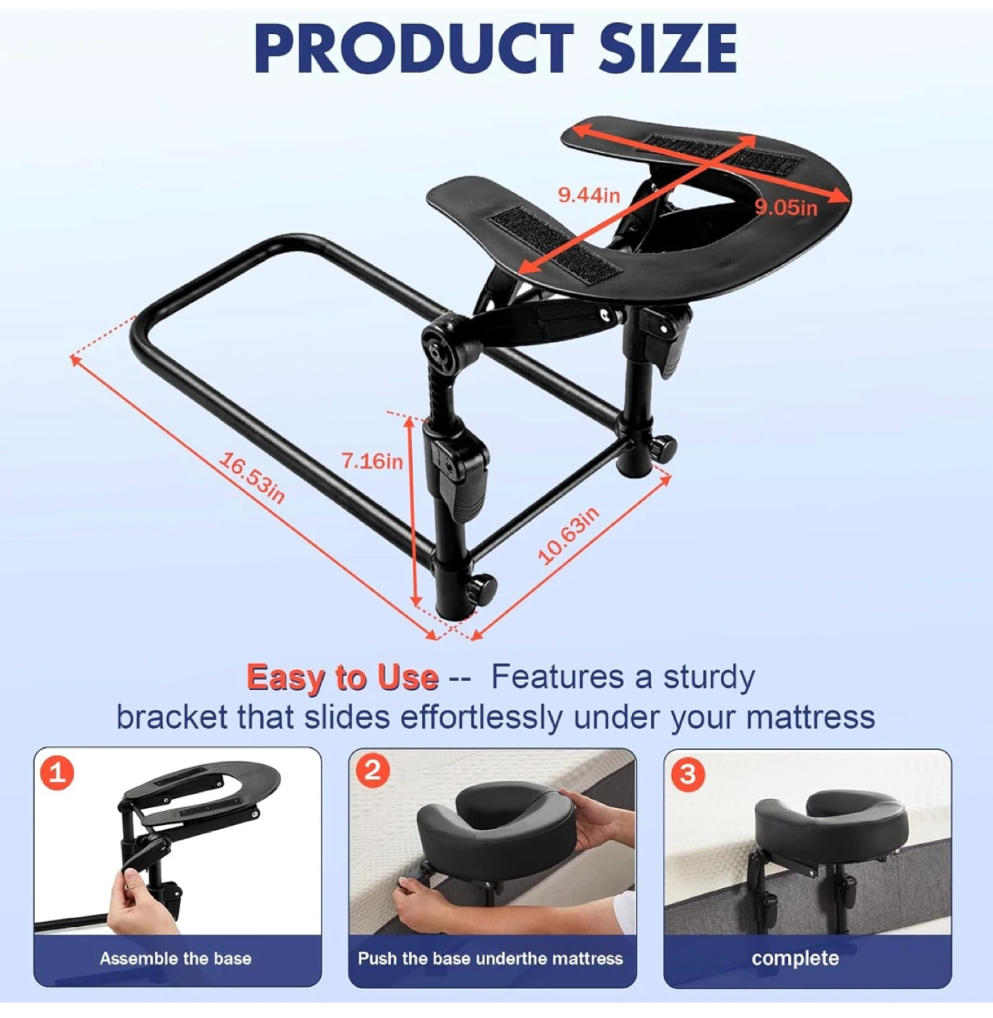 Massage Face Cradle with Adjustable