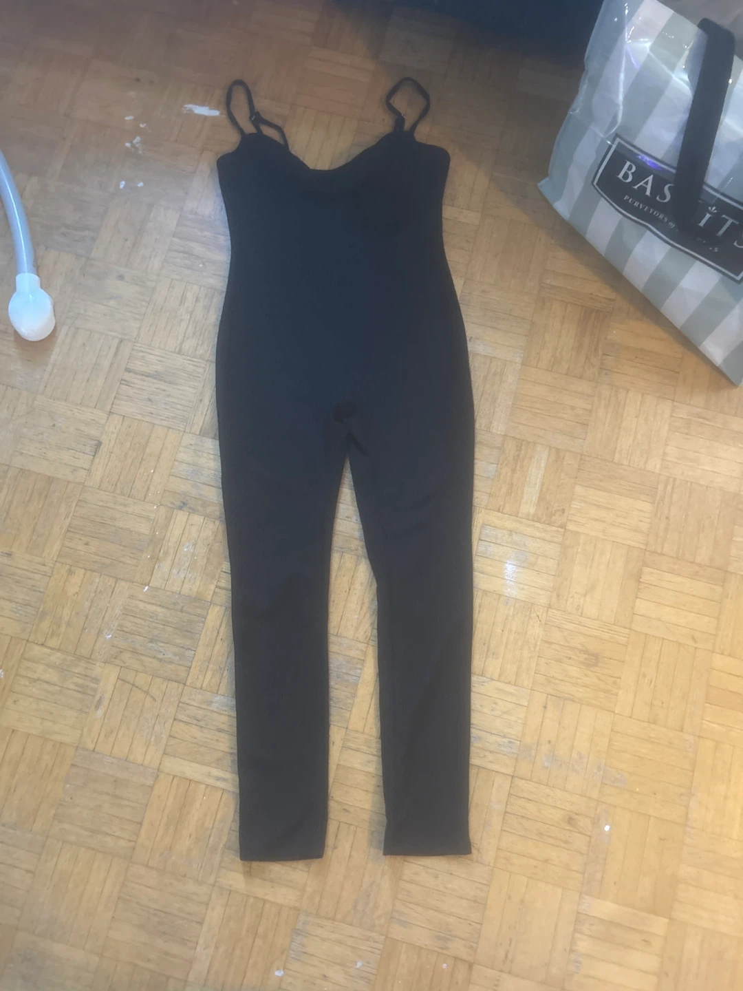Fashion Nova Black Ribbed Bodysuit - L - photo 2