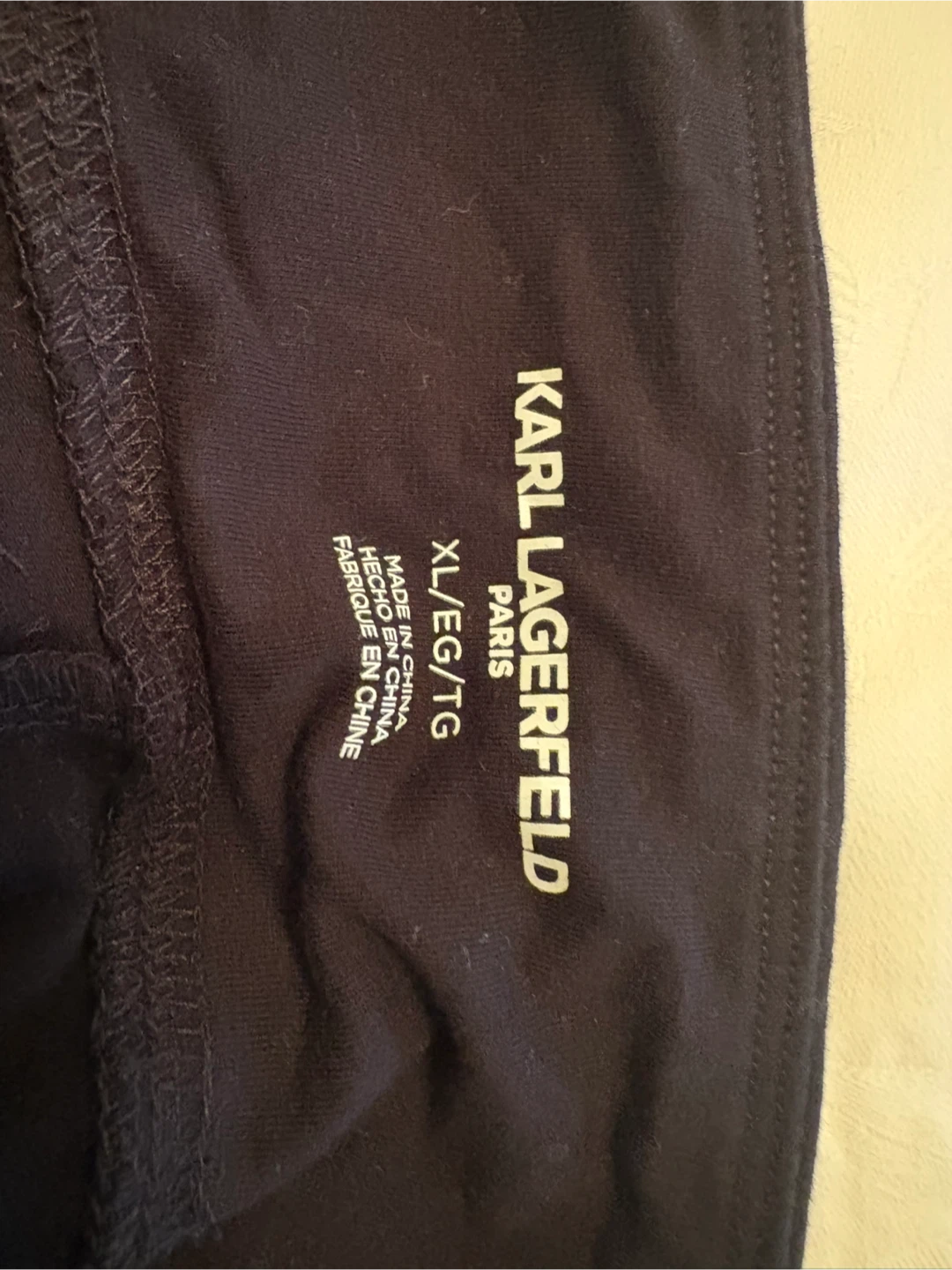 Karl Lagerfeld Black Studded Leggings XL - photo 4