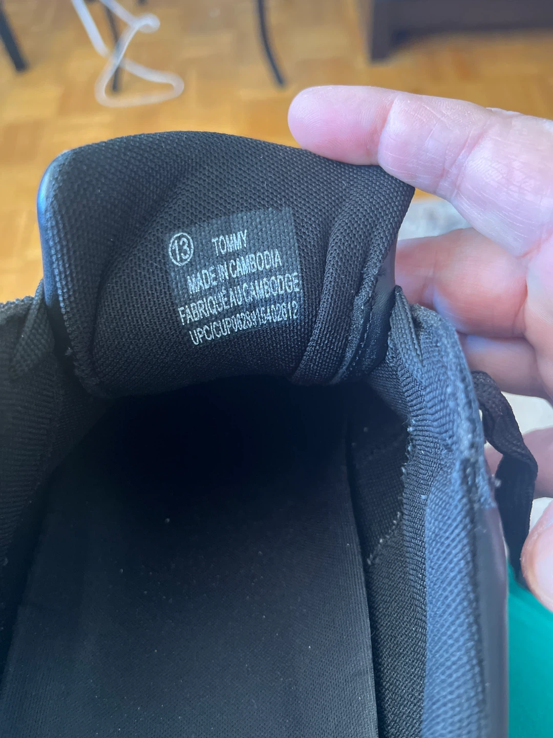 Tommy Men's Black Sneakers Size 13 - photo 2