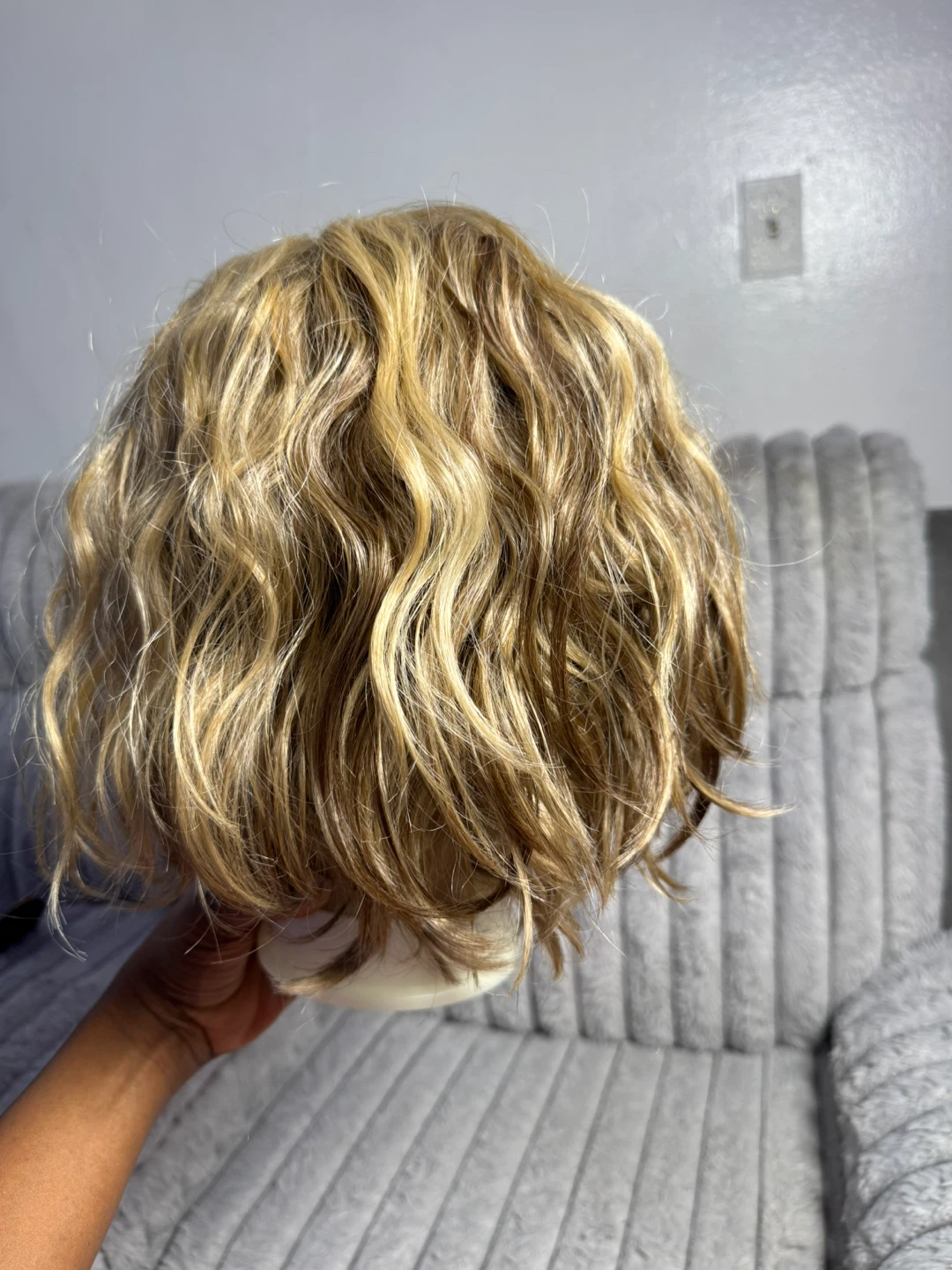 Wavy Blonde Bob Wig - photo 5