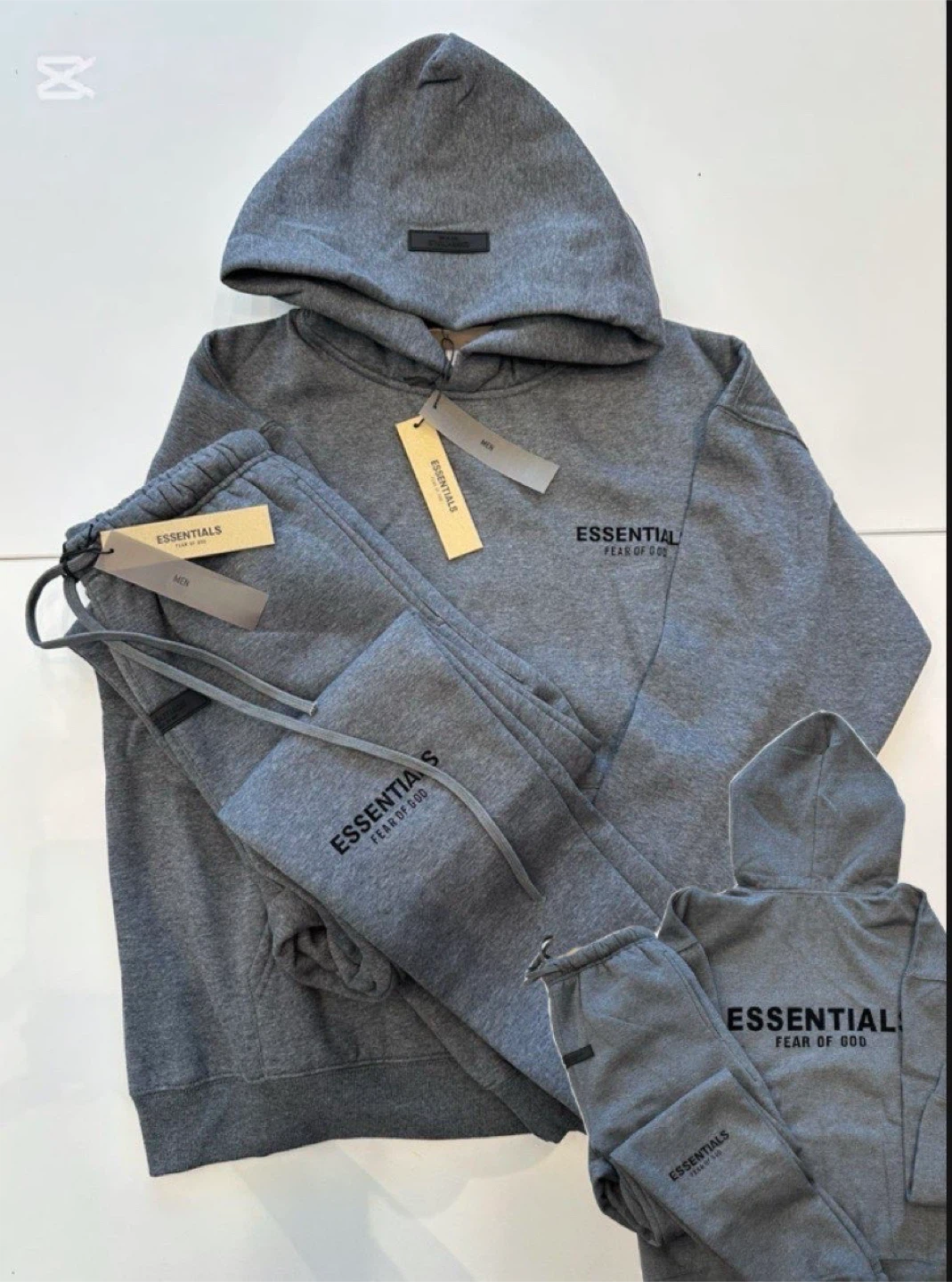 Grey Essentials Fear of God Tracksuit Set - photo 2