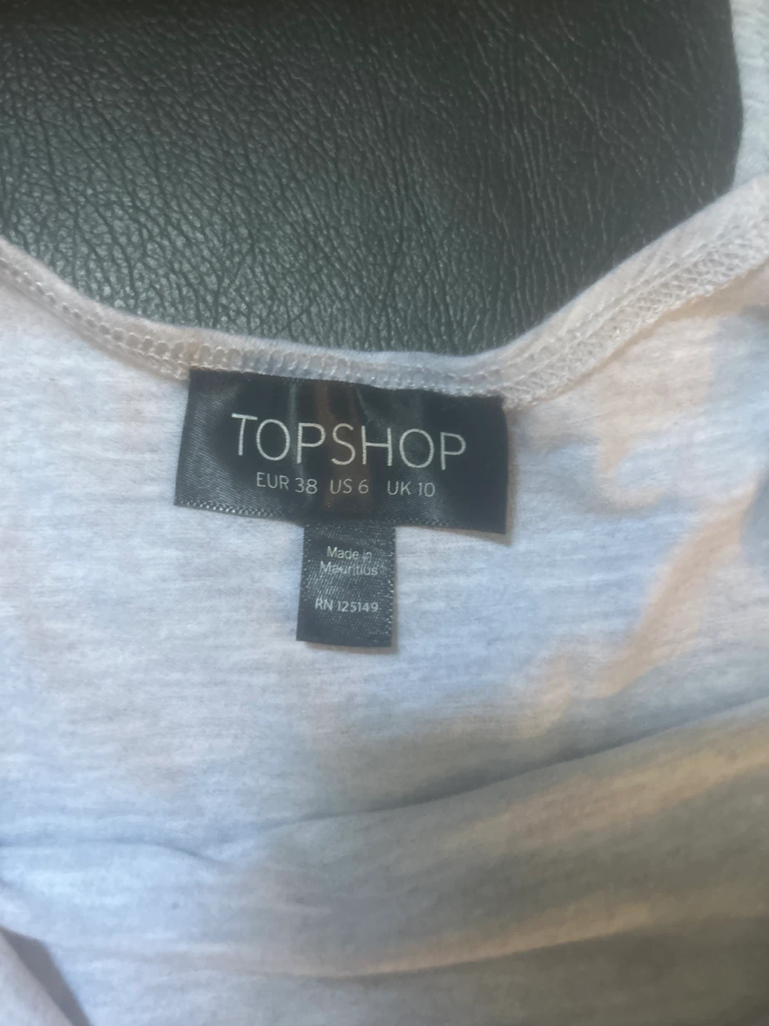 Topshop Grey Bodysuit - Size UK 10 - photo 2