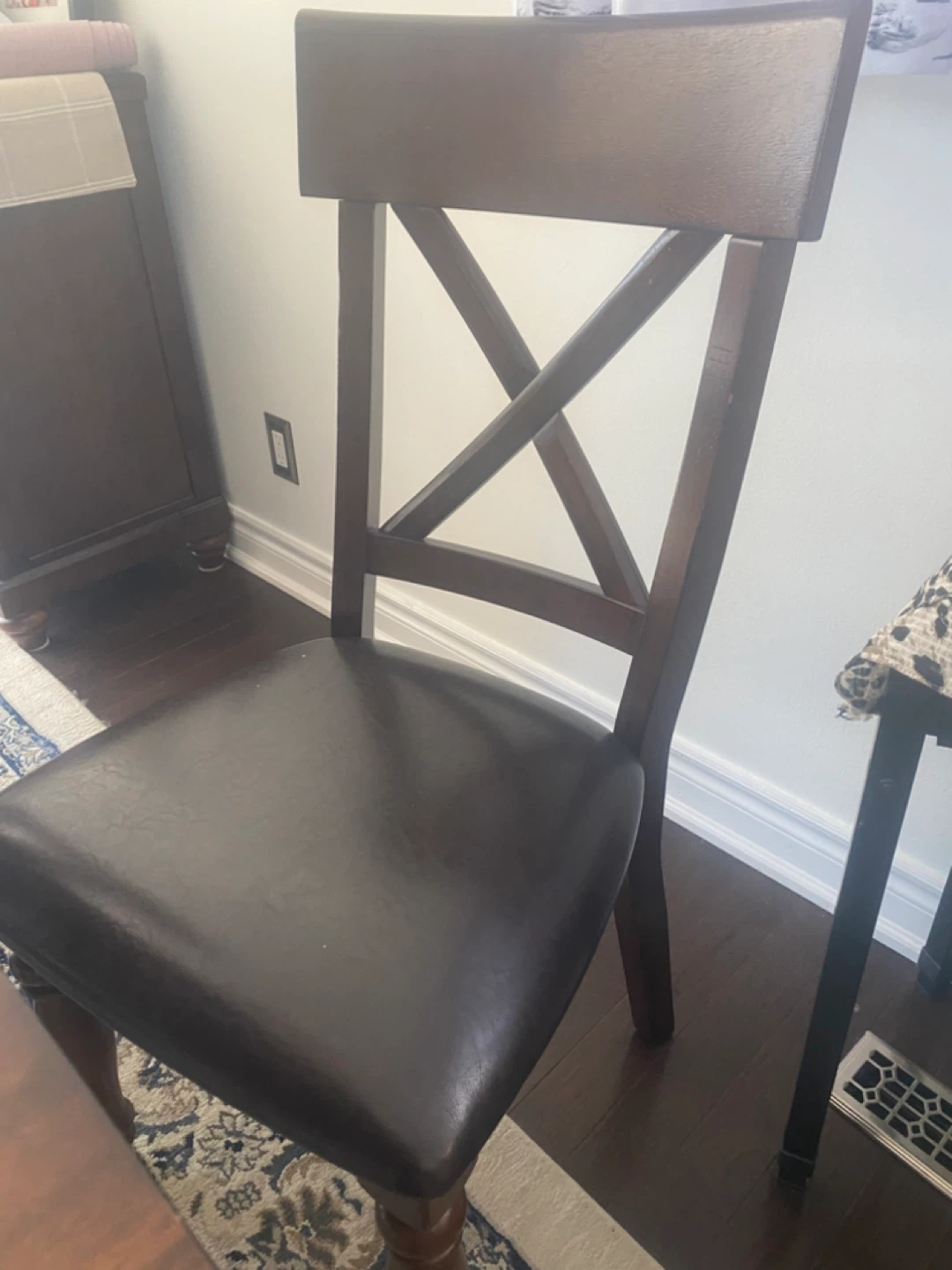 Wooden Dining Table and Chairs Set - photo 3