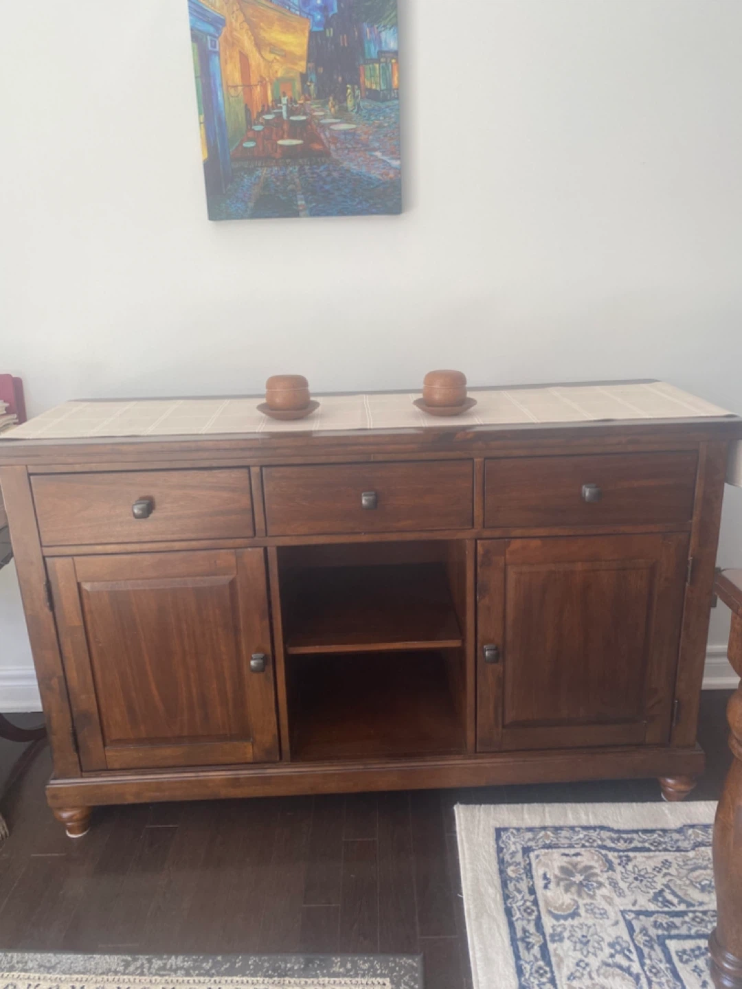 Wooden Dining Table and Chairs Set