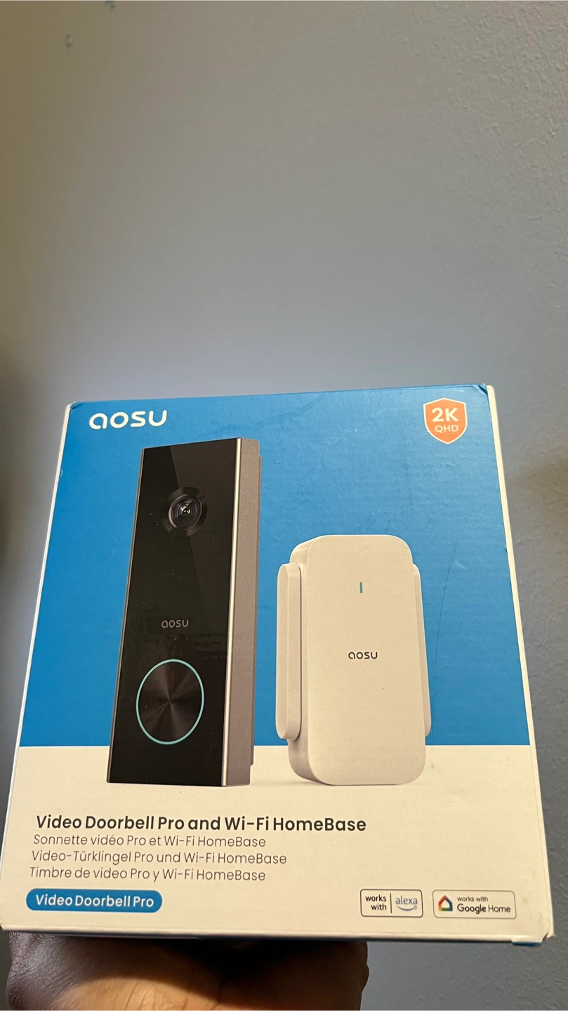 Aosu Video Doorbell Pro and Wi-Fi HomeBase