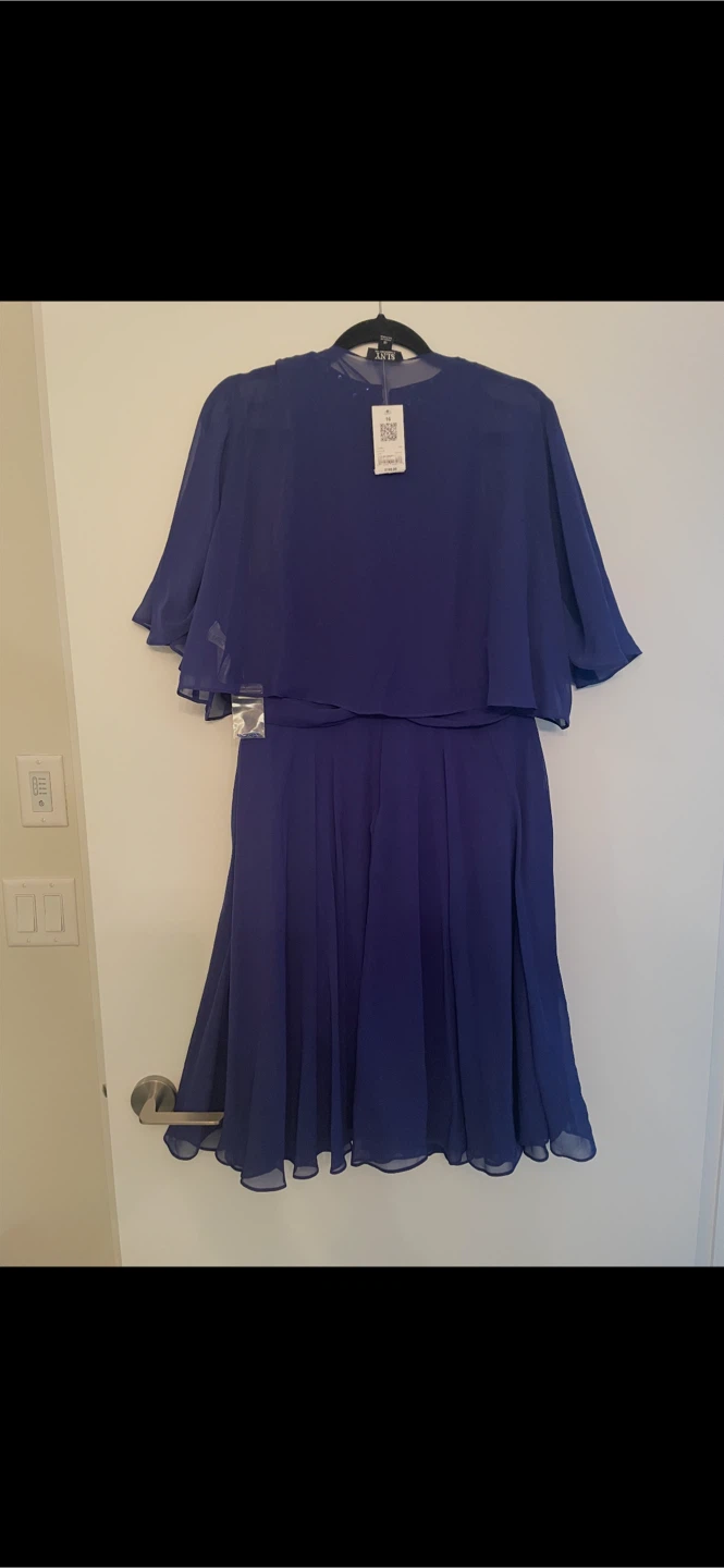 Laura Purple Beaded Neckline Dress - photo 3