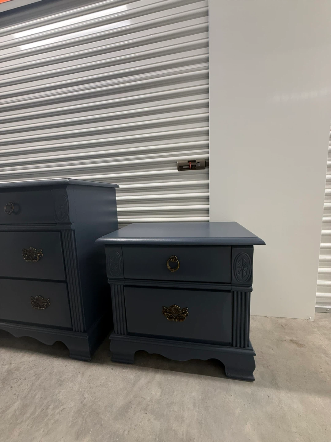 🚨Free Delivery NJ/NY Navy Blue Set of Bedroom - photo 2