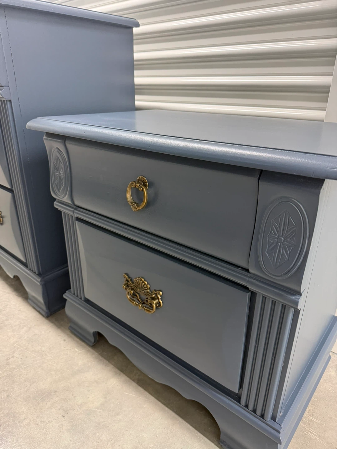 🚨Free Delivery NJ/NY Navy Blue Set of Bedroom - photo 4