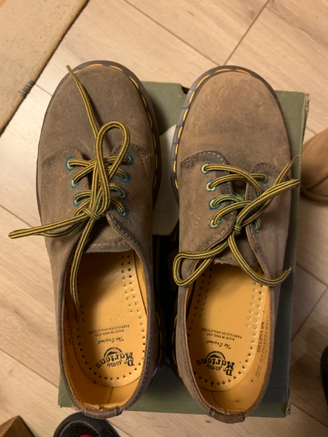 Dr. Martens Brown Suede Shoes - Size 4