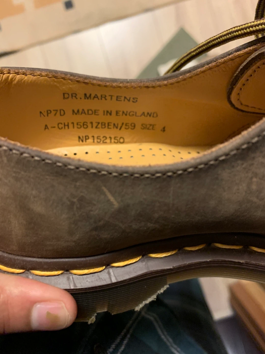 Dr. Martens Brown Suede Shoes - Size 4 - photo 2