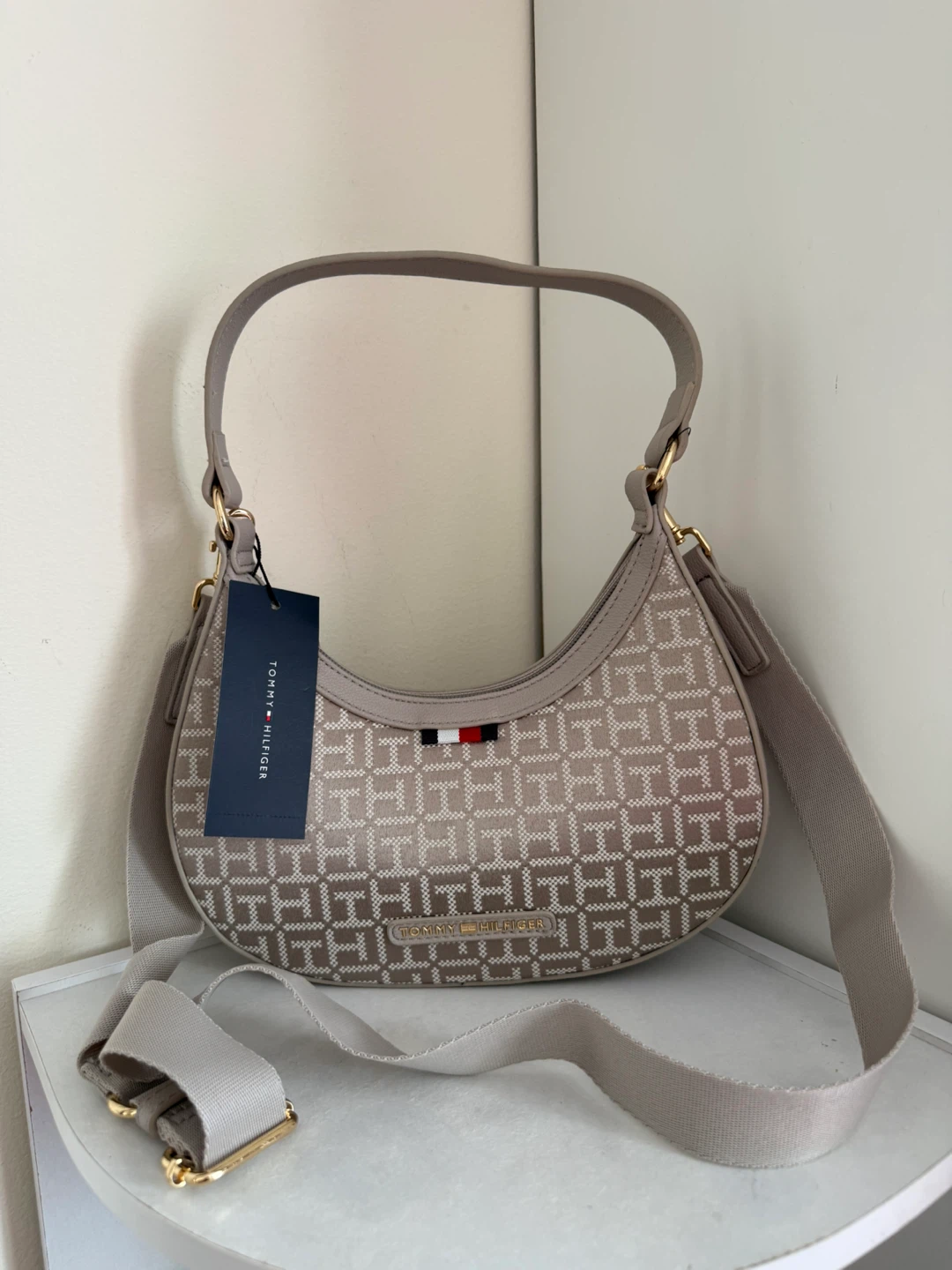 Tommy Hilfiger Monogram Shoulder Bag
