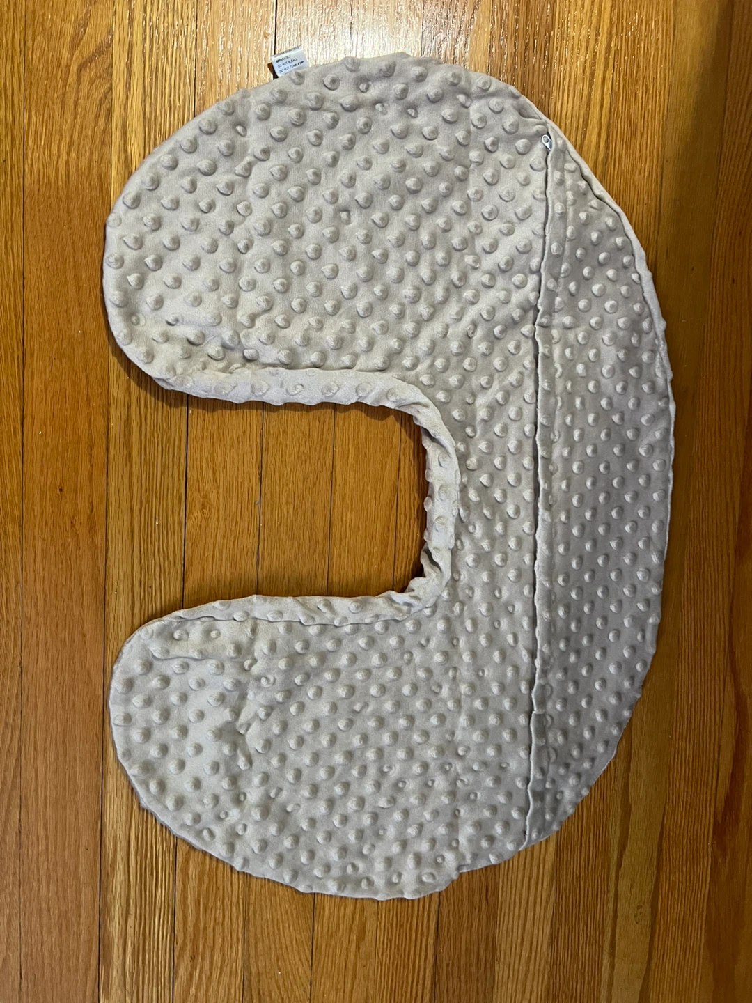 Grey Minky Nursing Pillow
