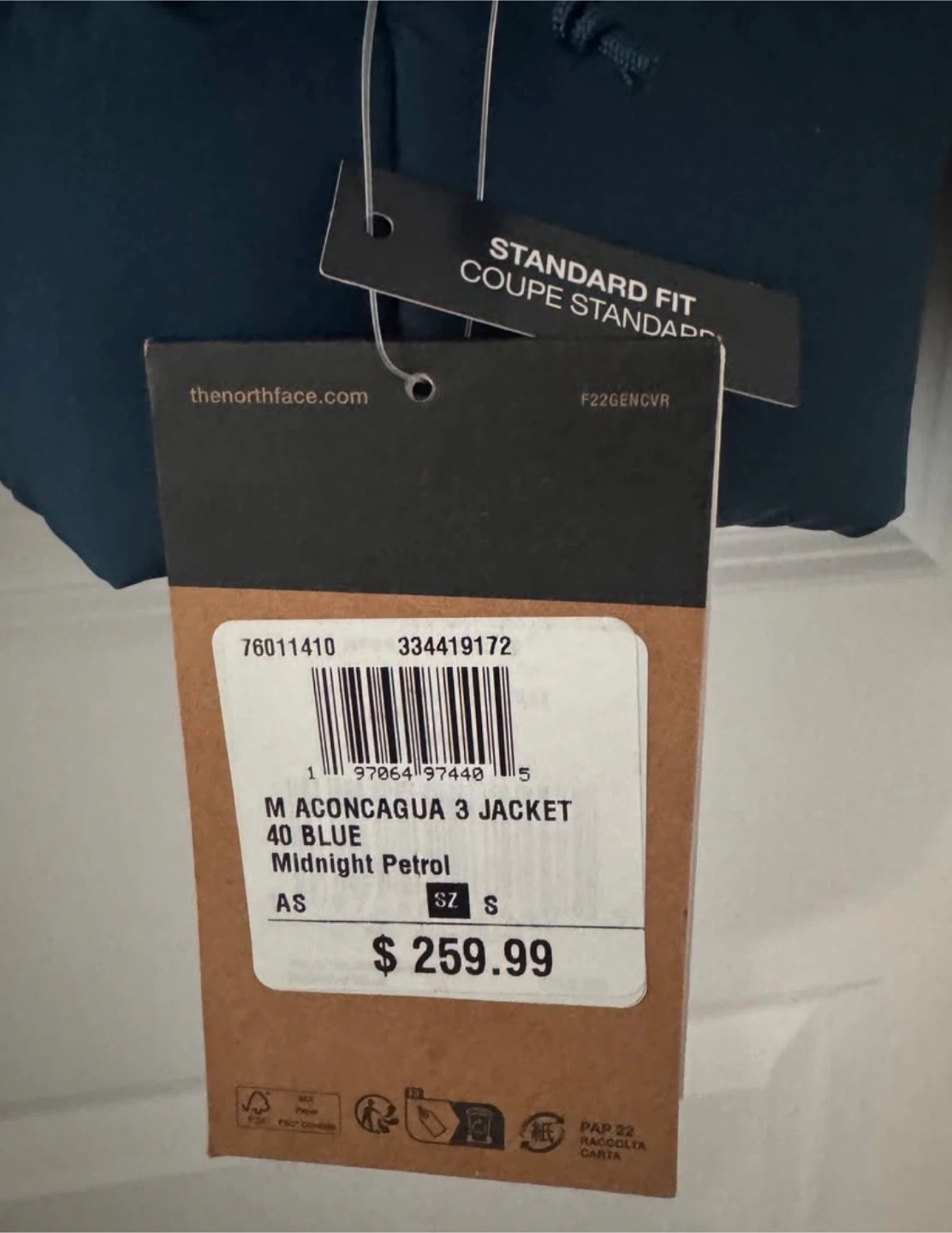 The North Face Men's Aconcagua Jacket ~ Size Small **NEW** 🧡 - photo 5