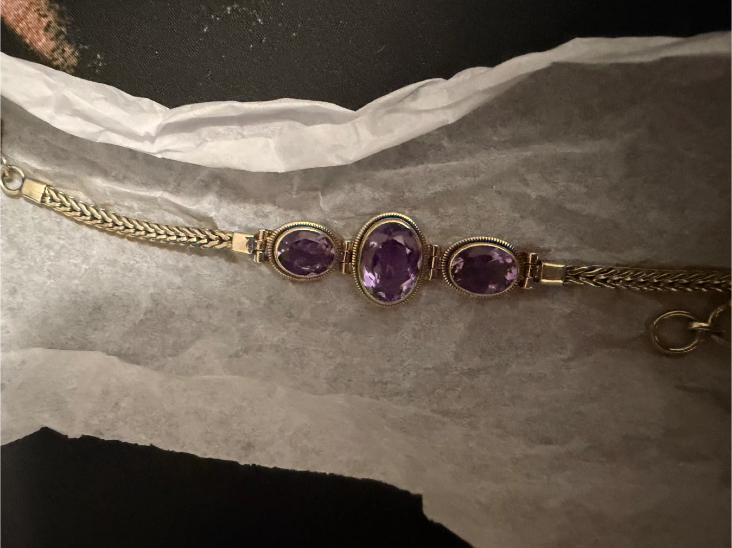 Himalayan Gems Amethyst Sterling Silver Bracelet - photo 3
