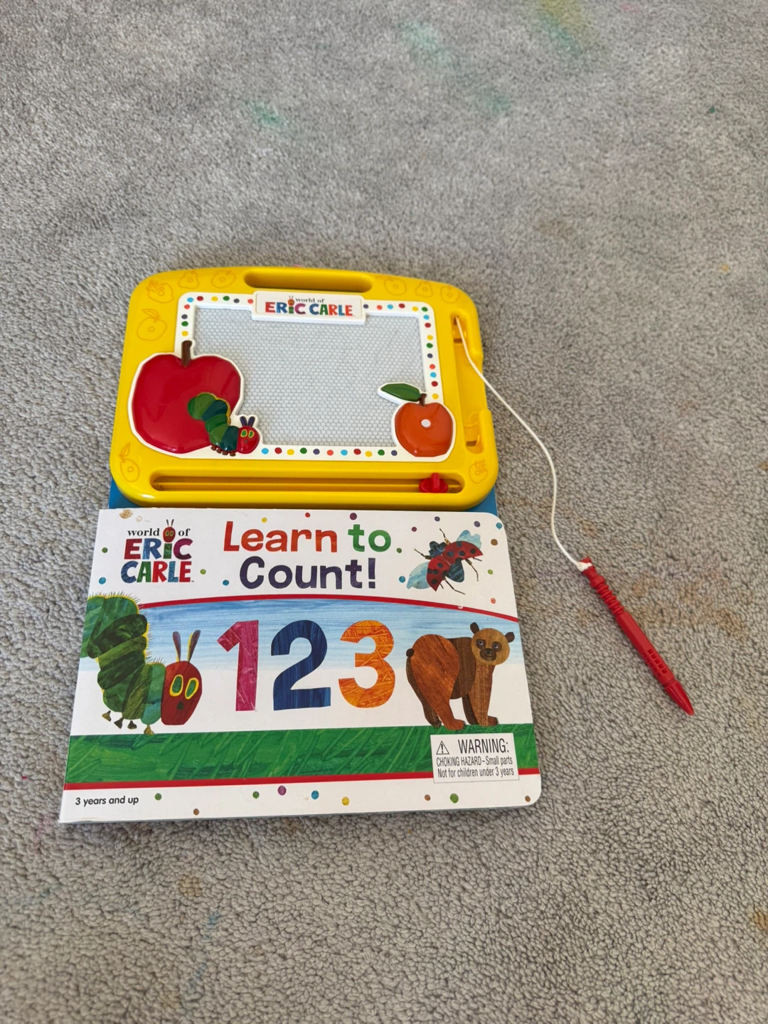 Eric Carle Learn to Count Magnetic Drawing Board and Book