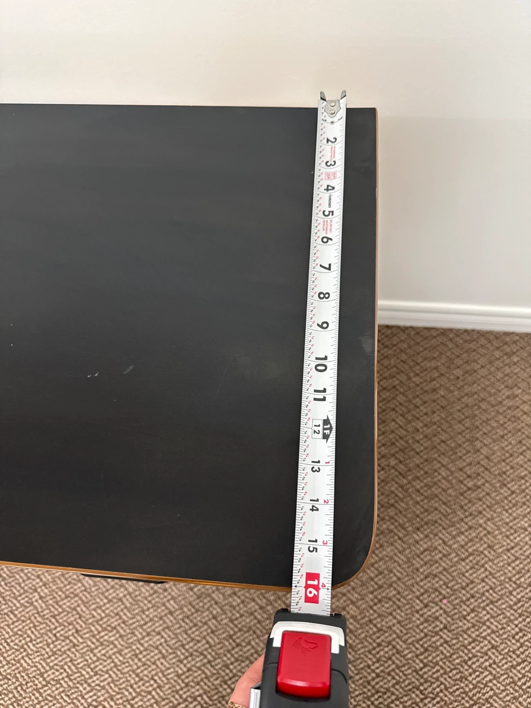 Black 3-Drawer Desk - photo 3