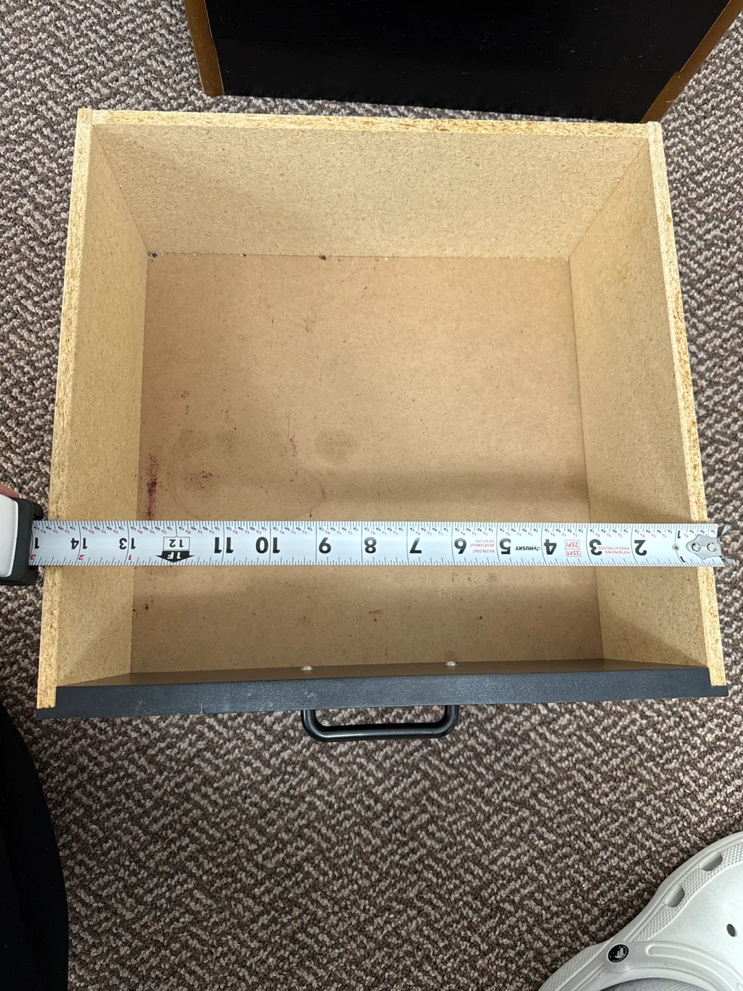 Black 3-Drawer Desk - photo 5