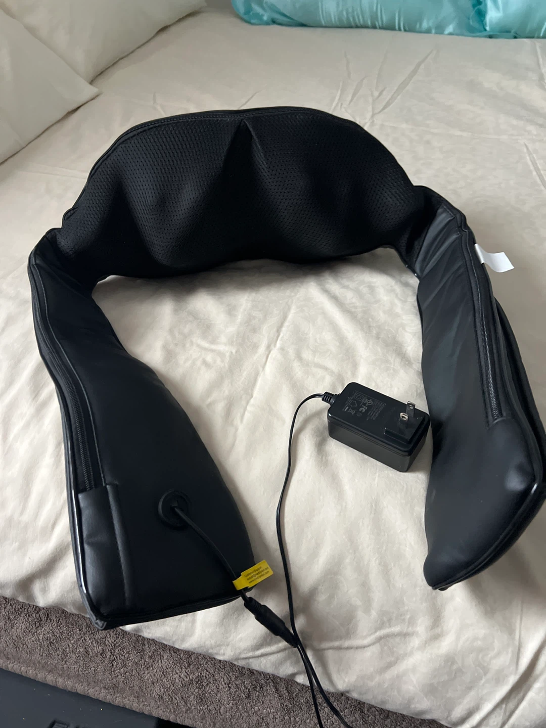 Black Neck and Shoulder Massager with Power Adapter