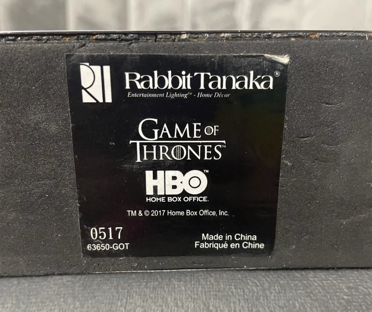 Game of Thrones Stark Direwolf Lamp - photo 4