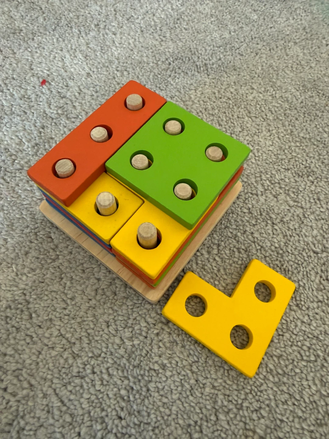Wooden Shape Sorter Toy
