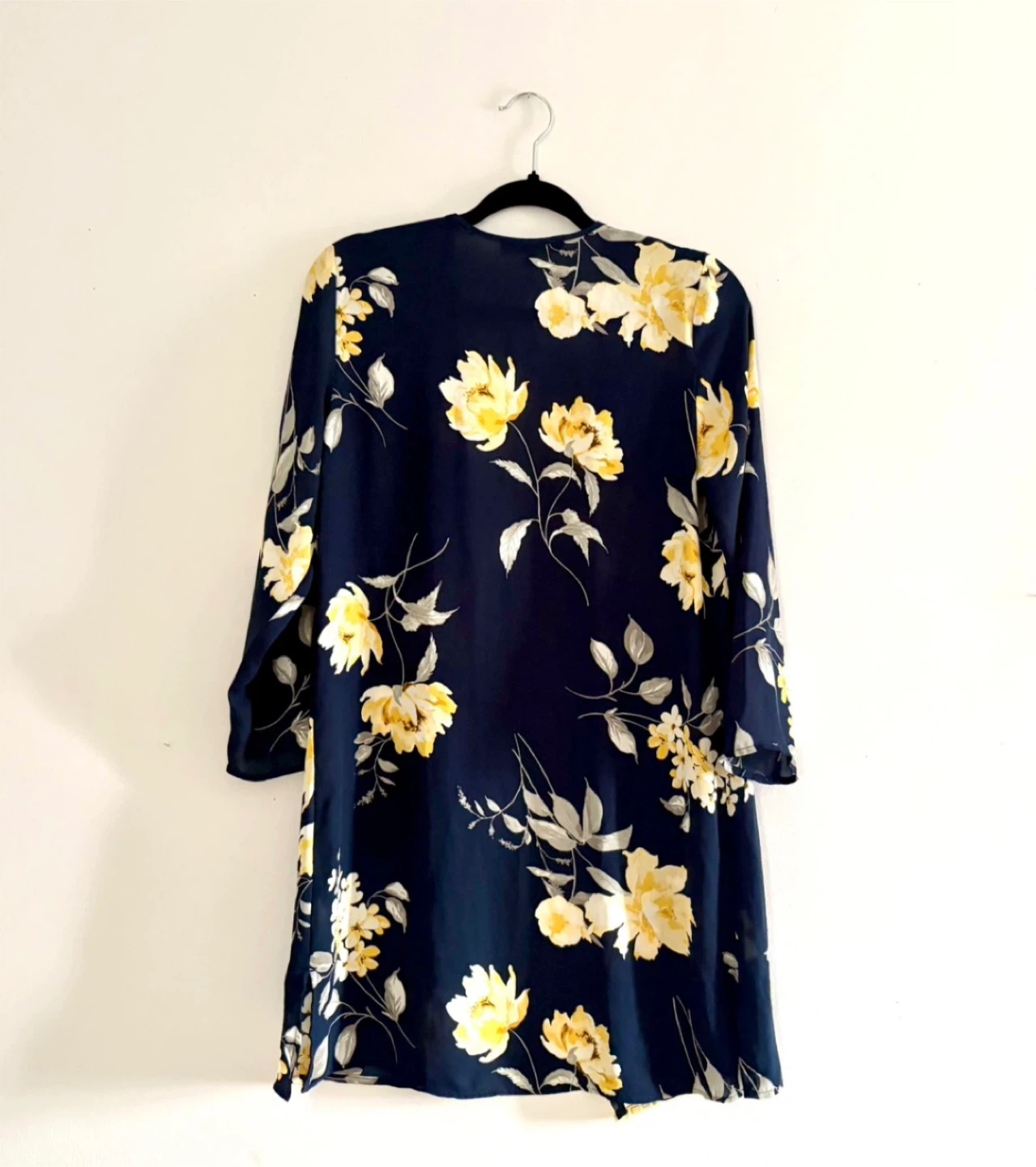 Dynamite Navy Floral Kimono Cardigan (new) - photo 4