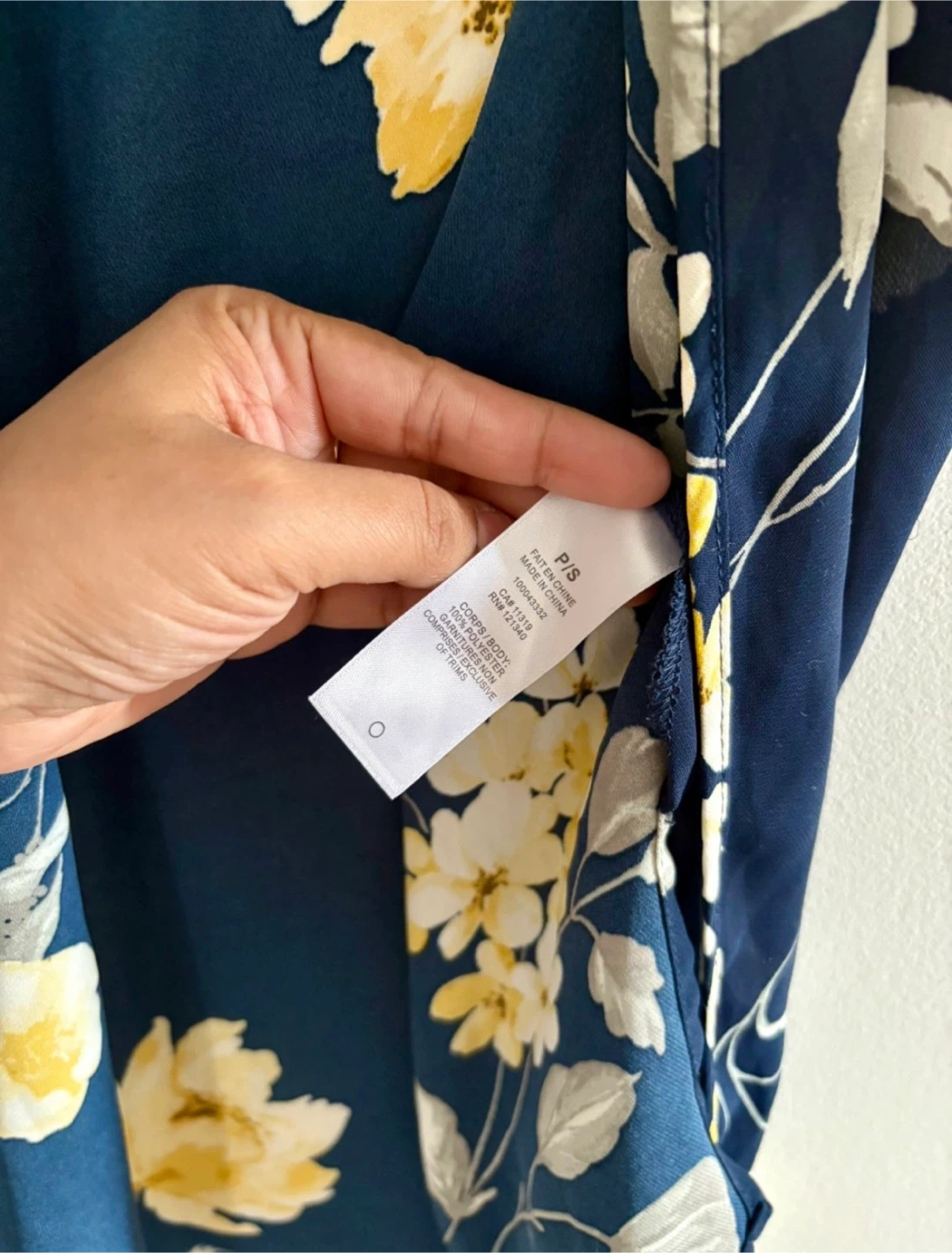 Dynamite Navy Floral Kimono Cardigan (new) - photo 3
