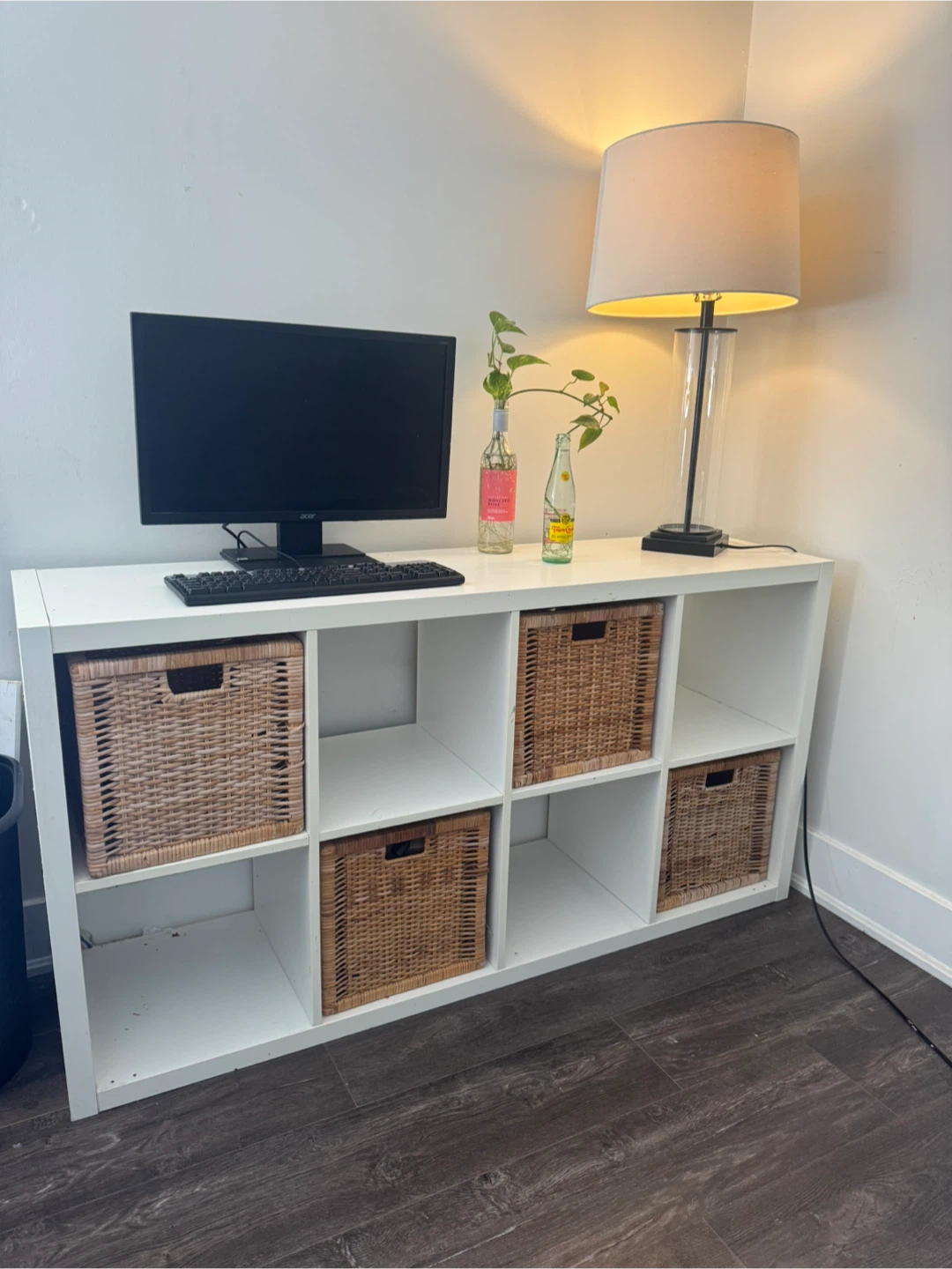 IKEA KALLAX 4x2 Shelf Unit with Baskets