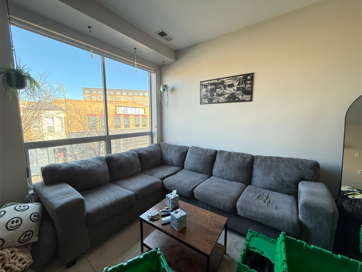 Gray Sectional Sofa - photo 4