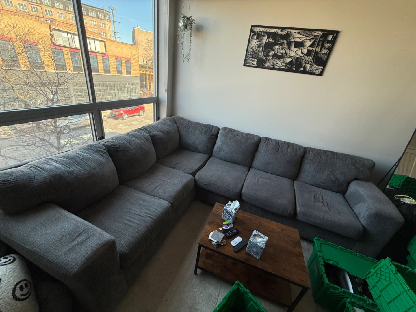Gray Sectional Sofa