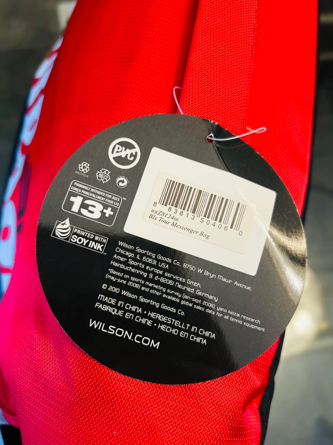 NEW Wilson BLX Tour Messenger Bag - photo 5