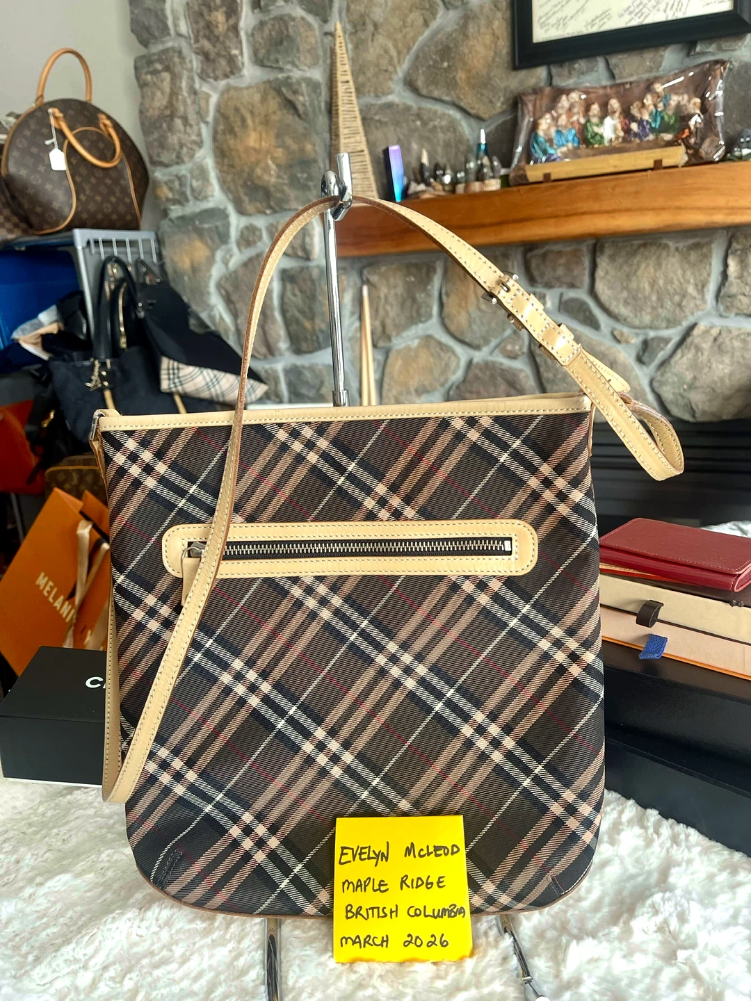 Burberry Classic Nova Check Shoulder Bag