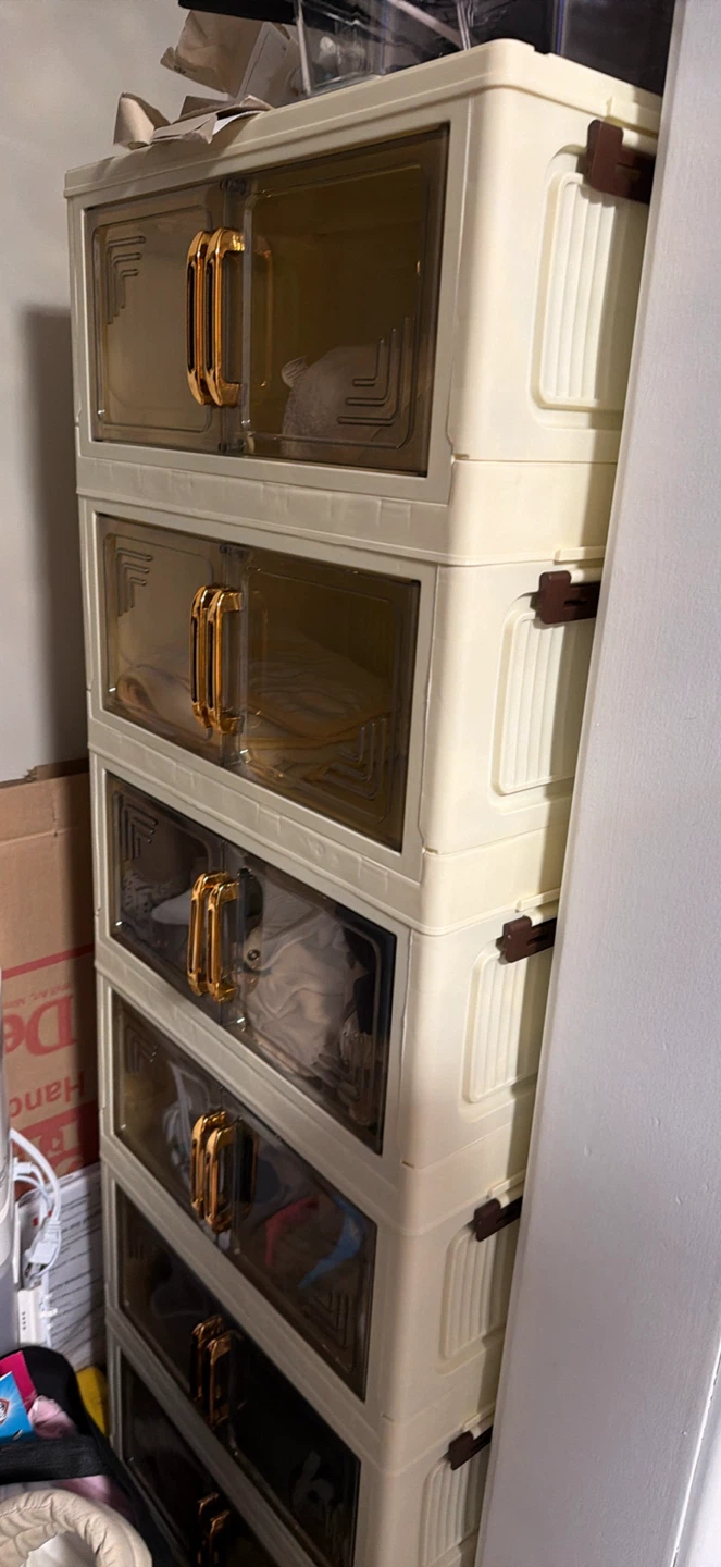 Stacking Storage Cabinets with Doors