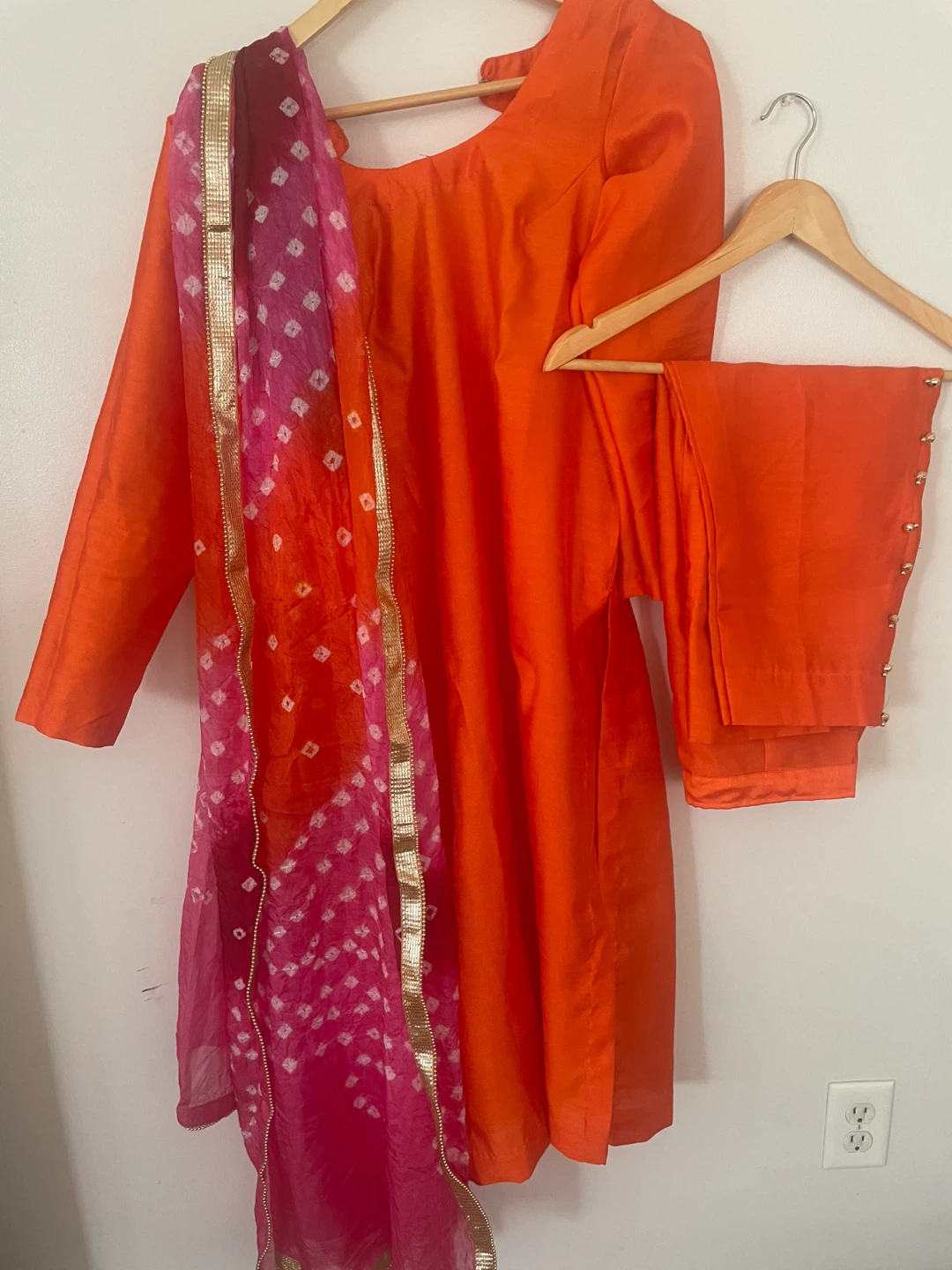 Silk kurta set