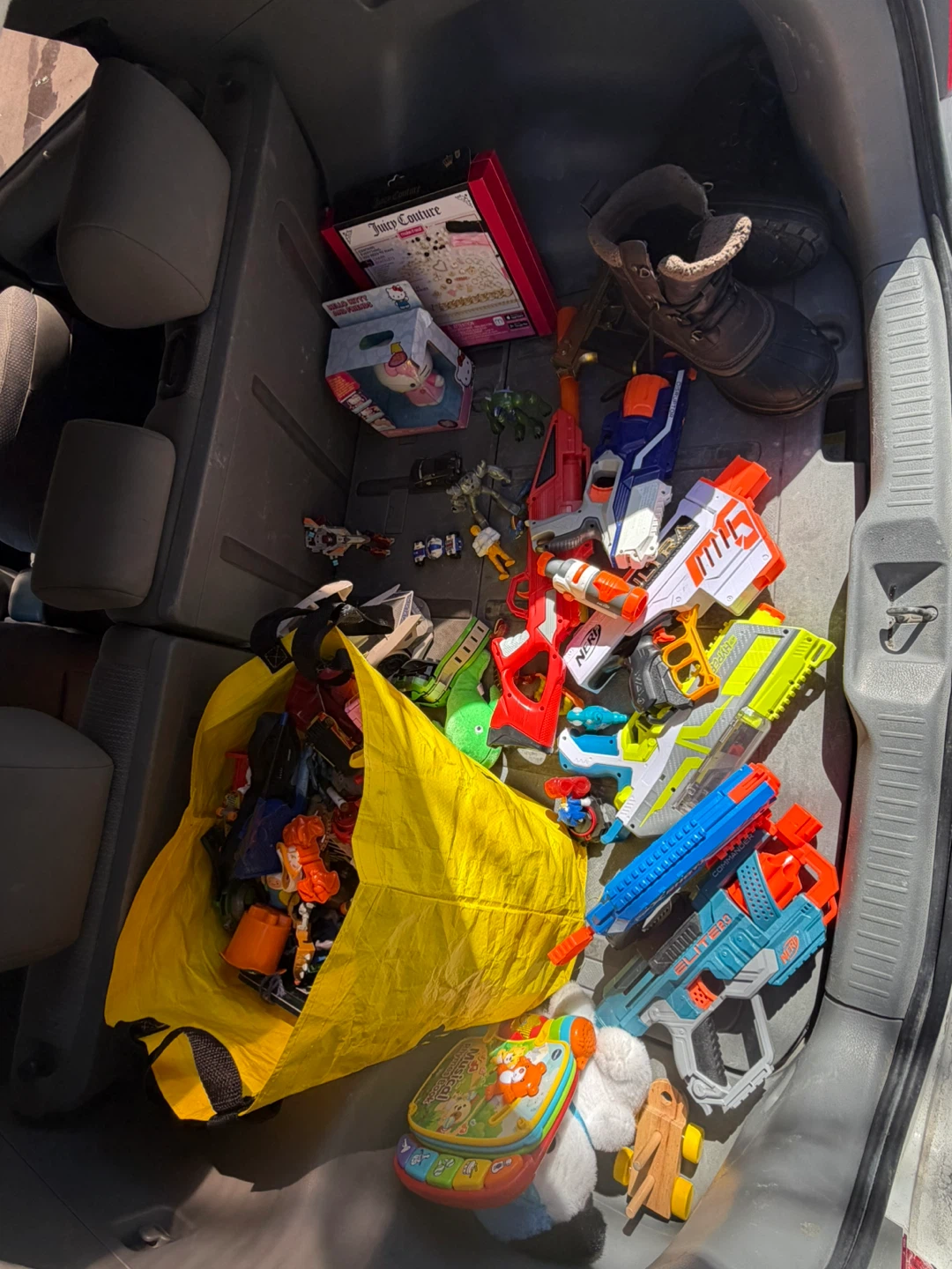 Assorted Toy Lot with Nerf Blasters