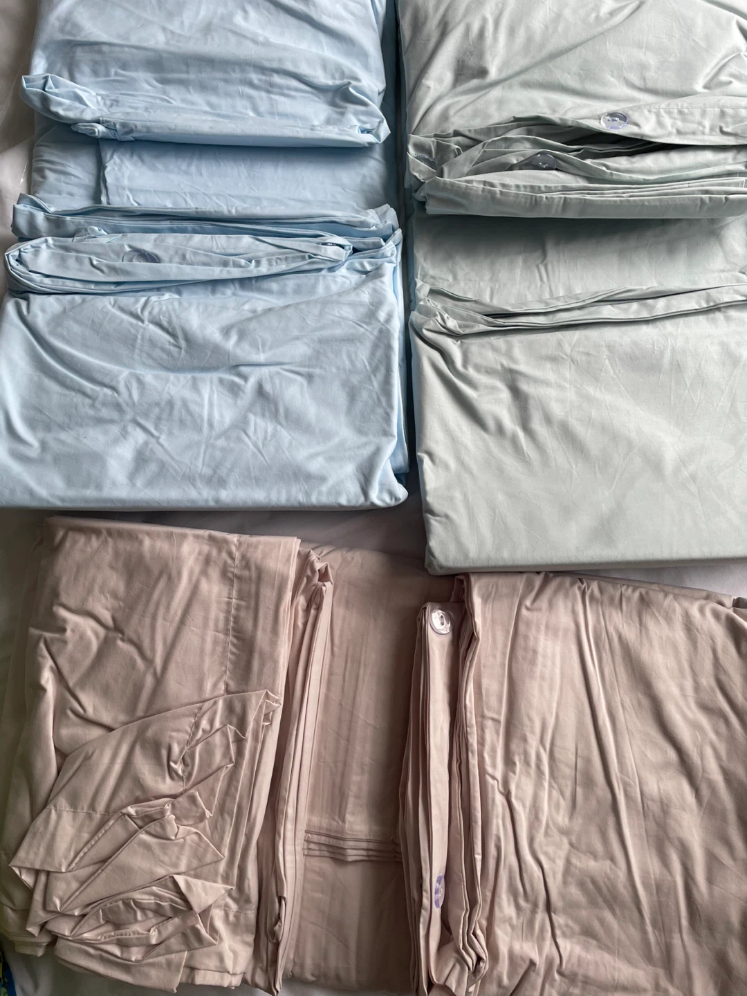 100% Cotton Queen Duvet Cover Set - subtle colors - photo 2