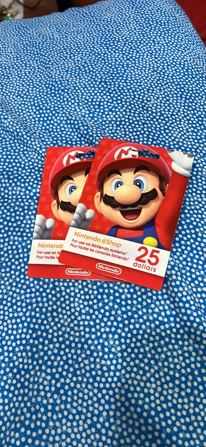 Nintendo eShop Gift Cards – $25 Each (Selling Below Face Value)