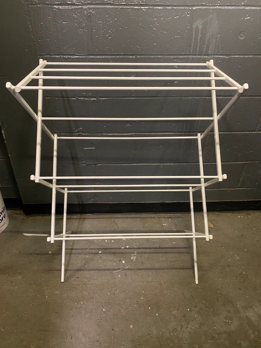 White Metal Drying Rack