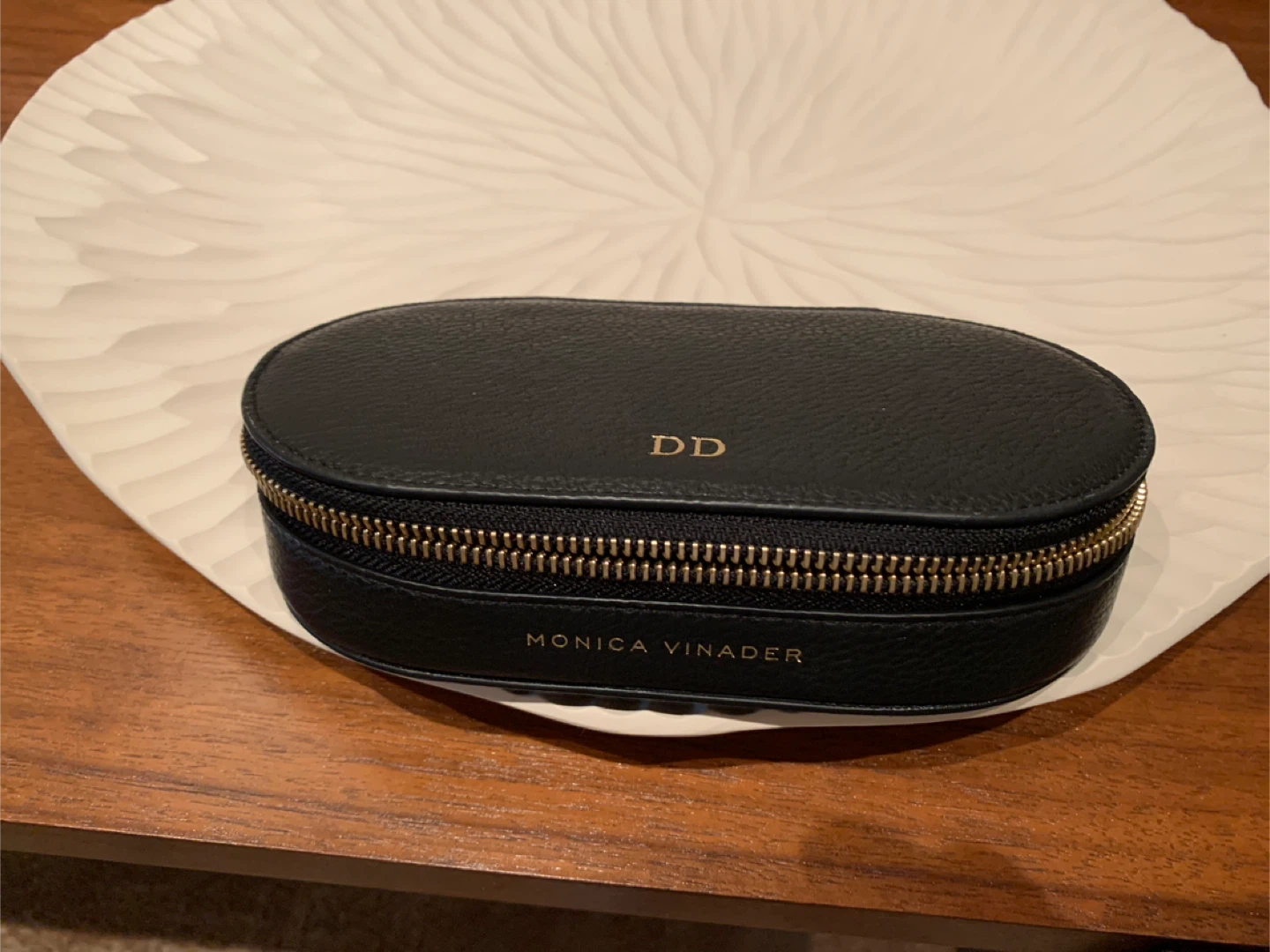 Monica Vinader Black Leather Jewelry Travel Case - photo 3
