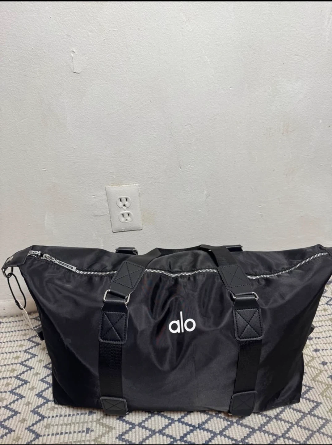 ALO Yoga Black Duffel Bag