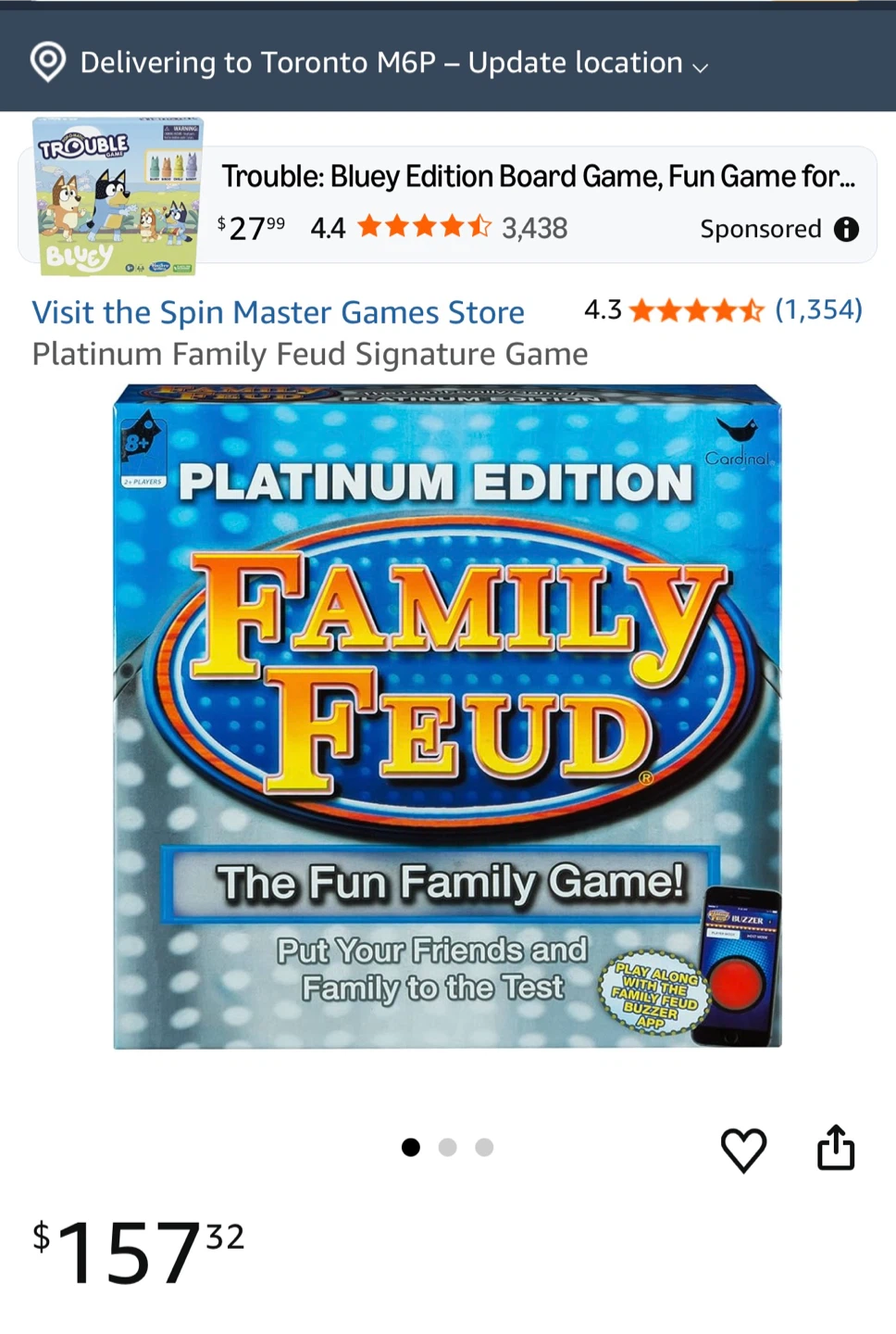 Family Feud Platinum Edition Board Game - photo 3