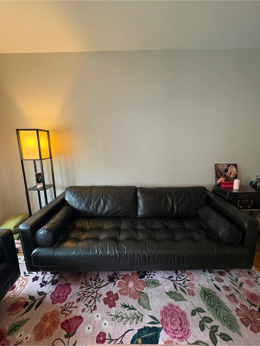West Elm Dennes 💯 Italian Leather Sofa and Loveseat Set - photo 4
