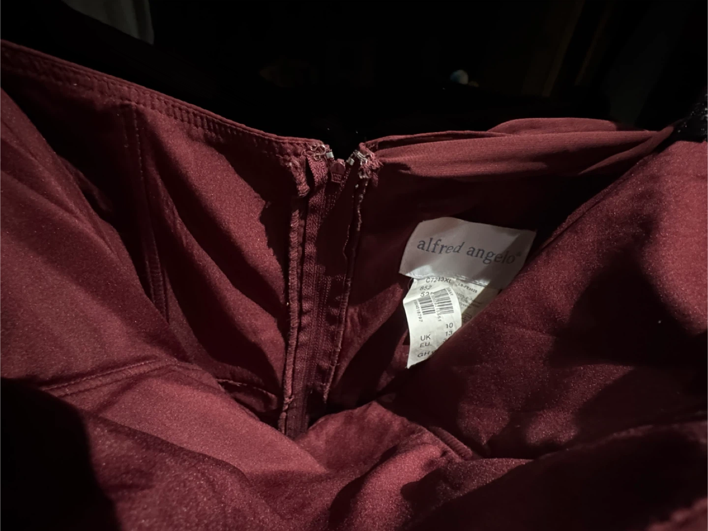 Maroon Bridesmaid/Formal Dress For Sale - photo 3